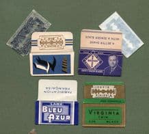 Collctable Razor Blade Wrappers Lamette da barba Lame de rasoir #668