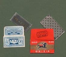 Collctable Razor Blade Wrappers Lamette da barba Lame de rasoir #690