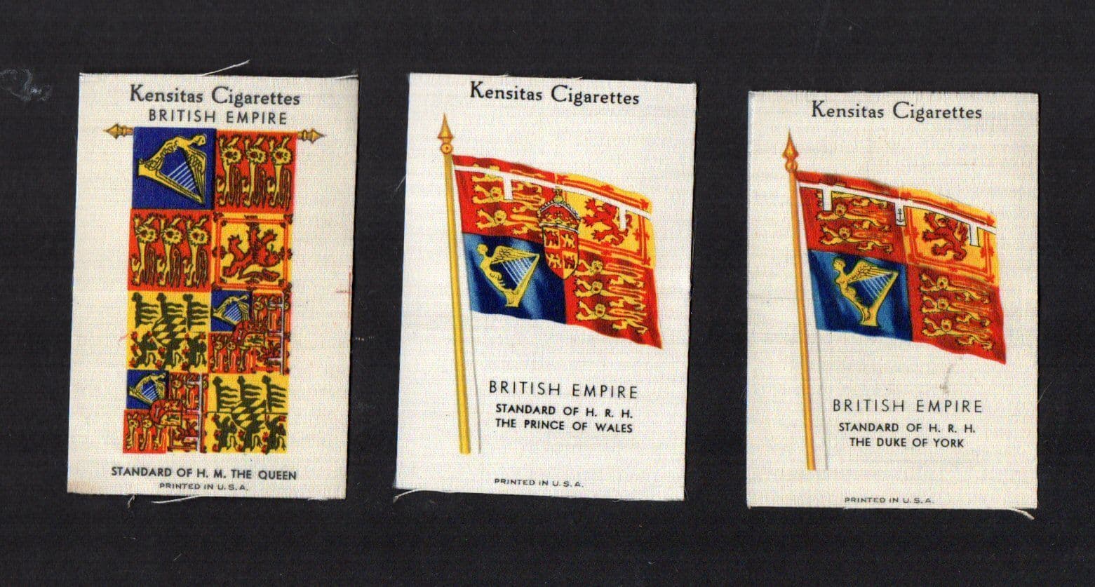 Collctable Tobacco cigarette cards set Kensitas Silk British