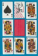 Collectable Advertising playing cards court Smirnoff Vodka, 1973