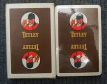 Collectable beer adverting playing cards Tetley's Ales
