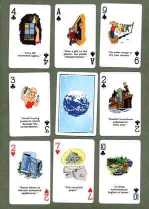 Collectable Canadian  Non-standard playing cards.New Environment