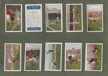 collectable Cigarette card set Footballers in Action blue back 1927 set