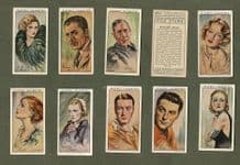 Collectable Cigarette cards Film Stars 1934, Joan Crawford , Dietrichseries