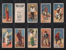 Collectable Cigarette cards set Picturesque People of the Empire