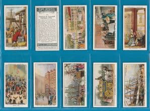 Collectable Cigarette cards set The Story of London 1934