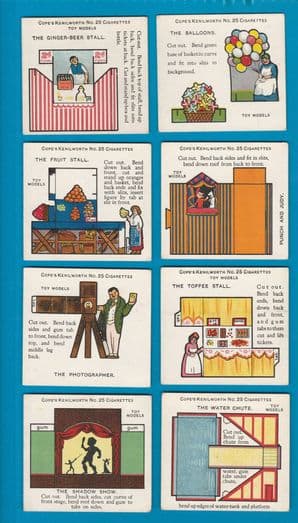 Collectable Cigarette cards Toy Models - The Country Fair