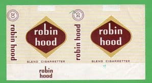 Collectable Old Sweden cigarette packet Robin Hood style #256