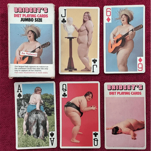 Collectable Pin-up  Non-standard playing cards Bridgit's Diet
