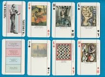Collectable playing cards Artdeck 1984 featuring Morden Art