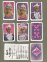Collectable playing cards /cards game Barbie 1992. Barbie doll and Ken.