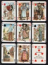 Collectable playing cards Costumes of Alsaciens by Dusserre