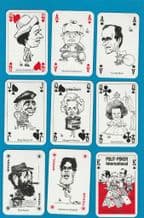 Collectable playing cards courts. Polit-poker International