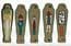 Collectable  playing cards  Mummy shaped cards 1992 by Museum of fine arts Boston