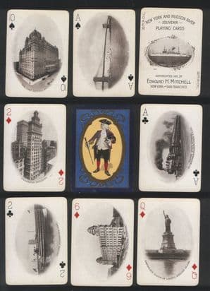 Collectable playing cards  New York City & Hudson River souvenir deck