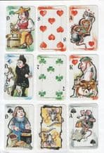 Collectable Swiss playing cards. Joker Tell. by artist Roland Gazzotti,