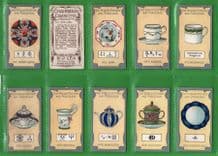 Collectable Tobacco cards set Cigarette Old Pottery & Porcelain 1912