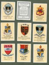 Collectable Tobacco cigarette cards set Arms & Crests of Universities 1930