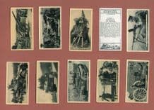 Collectable Tobacco cigarette cards set Modern Warfare 1936 by B.A.T