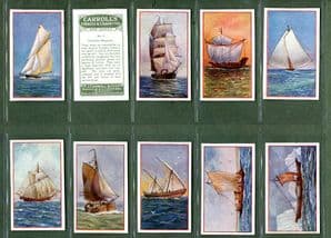 Collectable Tobacco Cigarette cards set Ship Series 1934 by Carroll`s