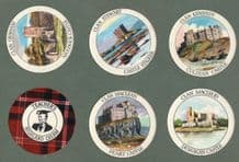 Collectable TRADE cards set Scottish Clans & Castle by Teachers Whisky