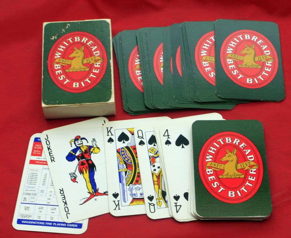 Collectable vintage beer adverting playing Whitbread best bitter