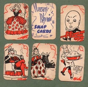Collectable Vintage Cards game Nursery Rhymes