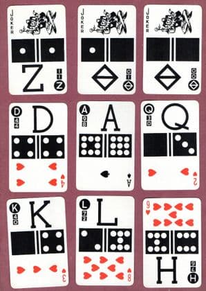 Collectable Vintage playing cards, cards game , Domino,  Lecardo