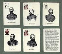 Collectable vintage playing cards Confederate Generals (2)