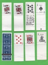 Collectable vintage playing cards printed on bookmatch covers by Bicycle