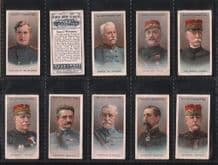 Collectables Tobacco cards cigarette cards Allied Army Leaders