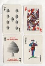 Collectible advertising playing cards Wiggens-teape