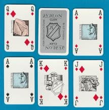 Collectible advertising playing cards. Avalon,by a Inveresk,