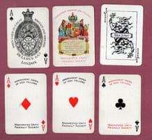 Collectible Advertising playing cards. Manchester Unity.Friendly Society