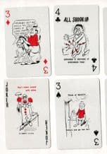 Collectible Advertising playing cards. State Insurance "safety"