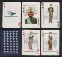 Collectible Air line Advertising playing cards Garuda Airlines 2