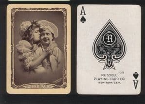 Collectible Antique American wide name playing cards 
