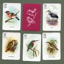 Collectible cards game British Birds by Pepys 1969
