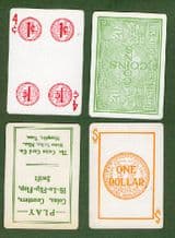Collectible cards game Coin Cards