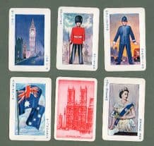 Collectible cards game Crown the Queen 1953