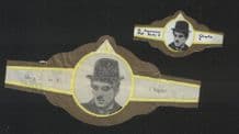 Collectible cigar labels Charlie Chaplin movies #036