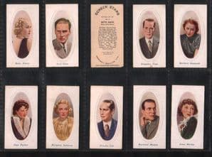 Collectible Cigarette cards Film Stars  Screen Stars 1936  Joan Crawford,