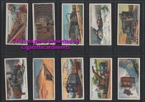 Collectible Cigarette cards  set Engineering Wonders 1929