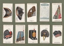 Collectible Cigarette cards set Military Head-dress 1931 set