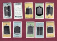 Collectible cigarette cards set Motor Car Radiators