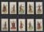 Collectible cigarette cards set tobacco cards Siamese Dancers
