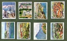 Collectible cigarette cards set Wings over the Empire 1938