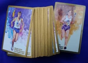 Collectible double deck. playing cards  Olympic Games 1984