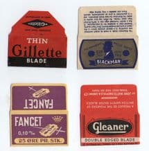 Collectible Lamette da barba  Razor Blade Wrappers  #123