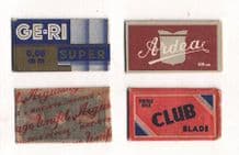 Collectible Lamette da barba Razor Blade Wrappers #151 (1)